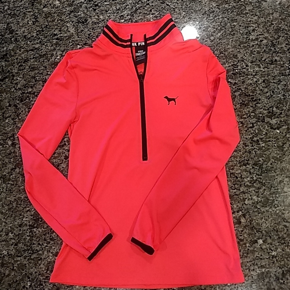 PINK Victoria's Secret Ultimate Half Zip Small